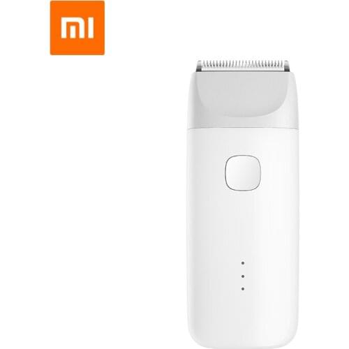 Original xiaomi mitu usb rechargeable waterproof electric hair clipper child safety haircut static man mijia baby hair clipper