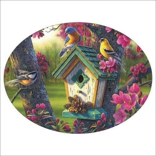 Full square diamond 5D DIY diamond painting "flowers and birds" embroidery cross stitch 3D home decoration mural gift T322