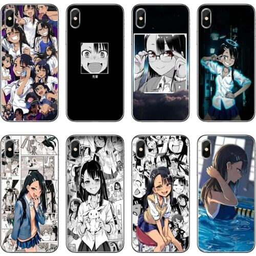 Nagatoro san anime aesthetic Transparent Phone Case For iPhone 12 11 Pro Max Mini XS Max XR X 8 7 Plus 6 6S Plus 5 5S SE 2020
