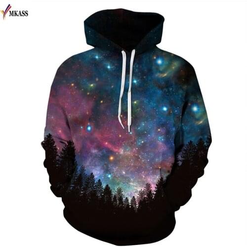 Hot 3d Autumn Winter Space Galaxy Hoodies Men/Women Hooded Hoodies Sweatshirt Print Hoody Tracksuits Tops Pullover