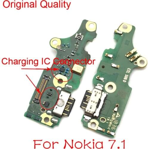 USB Charging Port For Nokia 7.1 Dock Charger Plug Connector Board Flex Cable Replacement Parts