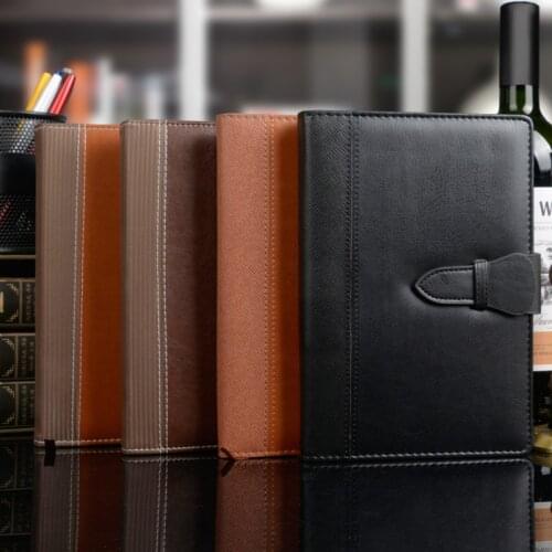 High quality PU leather notebook office business travel journal planner daily planner organizer office school supply 1287
