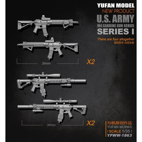Yufan Model 1/35 Resin Model Kit Soldier accessories self-assembled YFWW-1863