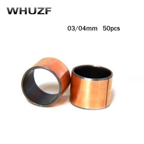 50pcs Wear-Resisting SF-1 Self Lubricating Bearing Bushing 03/04 inside diameter 3mm 4mm