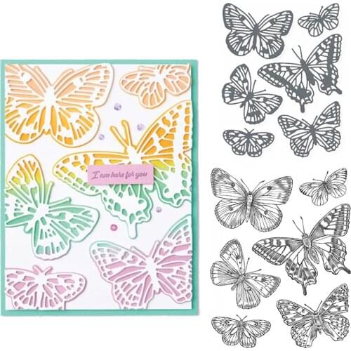 Butterfly Dragonfly Metal Cutting Dies for DIY Scrapbooking Album Decorative Crafts Embossing Paper Cards Making 2021 New
