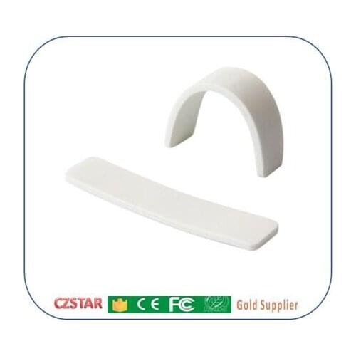 Free shipping Cheap Price white color Reusable Silicone Passive EPC gen2 RFID UHF Laundry Tag For Cloth Management