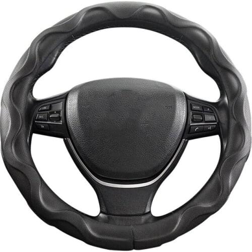 38cm Steering Wheel Cover Car Decoration Accessories Breathable Three-Dimensional Anti-Skid Cubre Volante Acessorios Para Carro