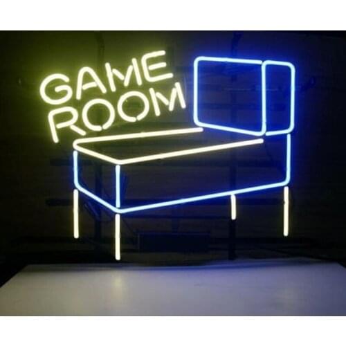 Decorative Light Pinball Game Room Lamp Neon Bulb Light Home Room Beer Bar Lamp Enseigne Lumineuse Decorate Handmade glass Tube