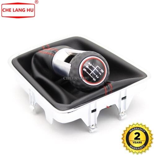 For VW Sharan 2011 2012 2013 2014 2015 2016 Car-styling 6 Speed Gear Stick shift knob With Leather Boot