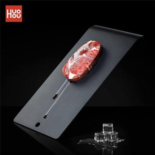 Huohou Superconducting Fast Defrosting Tray Thaw Frozen Food Meat Fruit Quick Defrosting Plate Board Defrost Kitchen Gadget Tool