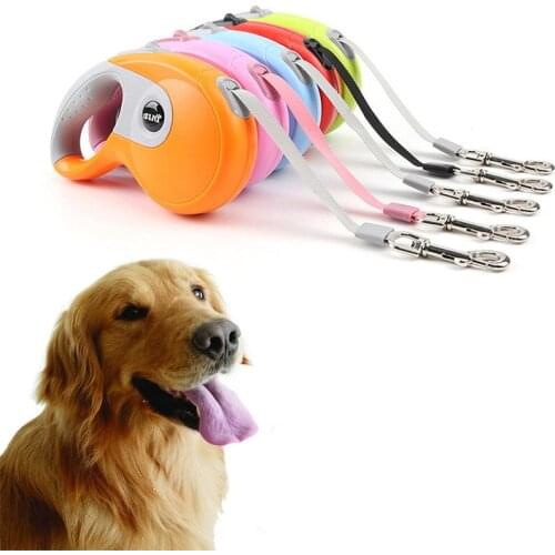 Durable Dog Leash Automatic Retractable Flexible Dog Cat Traction Rope Belt Dog Leash for Dogs Pet Products Dogs Automatic 3M/5M