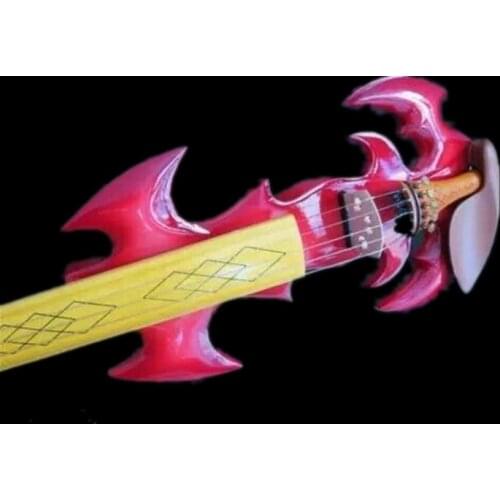 Best model fancy Crazy-1 art streamline red 4/4 electric violin # 9034