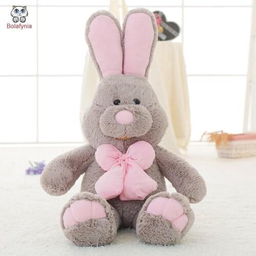 BOLAFYNIA long ear rabbit cute children plush stuffed toy baby kids toy for Christmas birthday gift