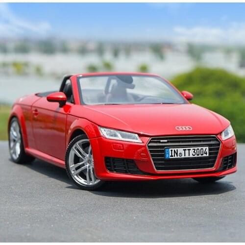 1/18 alloy die-casting simulation car model Original Audi TT sports car Mini cut foundry Adult collection Toys for children