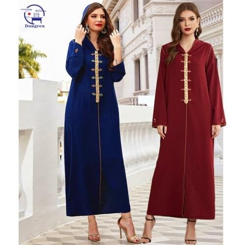 Muslim Fashion Abaya Dubai Turkey Hijab Dress Islam Clothing African Long Dresses For Women Robe De Moda Musulman Djellaba Femme
