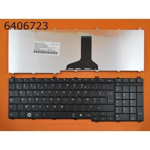 New French AZERTY Version for TOSHIBA Satellite L650 L650D L660 L665 L750 L750D L670 L675 L675D Keyboard Black