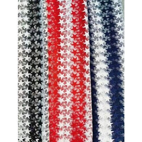 New Style Nigerian Lace Fabric 2021 High Quality Lace Water Soluble Embroidered Fashion Soft Lace Fabric 5 Yards