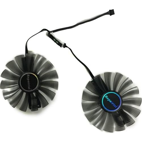 2PCS/Set GTX1080/1070 GPU Card Cooler 95MM FD10015H12S Fan for Gainward GeForce GTX 1070/1080/1080 ti Cards as replacement