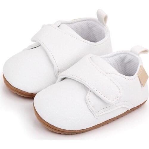 Autumn Baby First Walker Shoes Girl And Boy Infant Cute Solid Shoes Peas Leather Infant Shallow Shoes