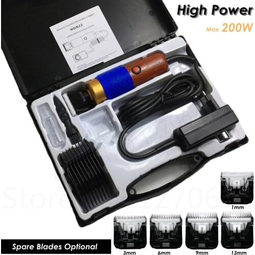 200W Professional Pet Cat Dog Hair Trimmer Electric Clipper Grooming Horse Rabbit Animal Shaver High Power Speed Haircut Machine