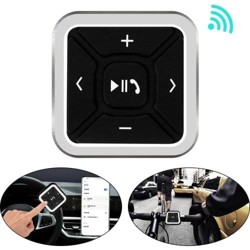 Car Styling Wireless Bluetooth for Media MP3 Music Play Steering Wheel Remote Control For Smartphone Control Android IOS