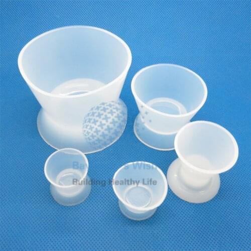 Dental Lab Silicone Mixing Bowl Cup (1-5#) For Dental Clinic