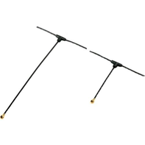 Happymodel 2.4G T omnidirectional Receiver Antenna 40MM/90MM for ELRS EP1 RX IPEX1 compatible with TBS Tracer RC FPV Drone Part