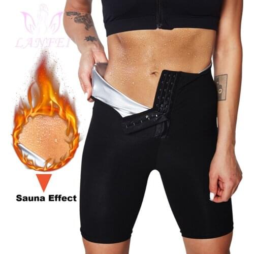 LANFEI Slim Women Pants Sweat Sauna Shapers Waist Trainer Body Shaper Tummy Gym Workout Fitness Shorts Yoga Hot Thermo Leggings
