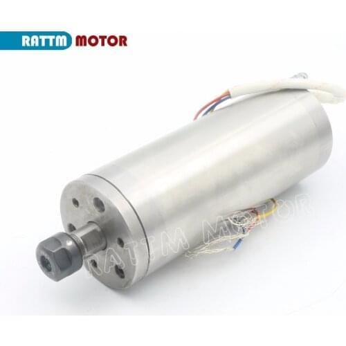 0.3KW 300W 75V Water-cooled spindle ER8 4.5A high speed 60000rpm 300W water cooling spindle motor for cnc Router Engraving