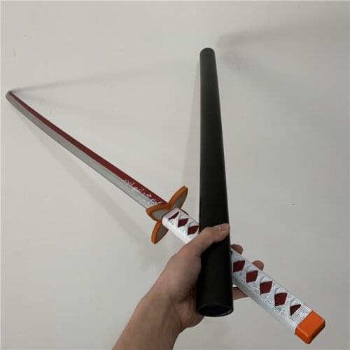 104cm Kimetsu no Yaiba Sword Weapon Demon Slayer Tanjirou Kochou Shinobu Cosplay Sword 1:1 Ninja Knife PU