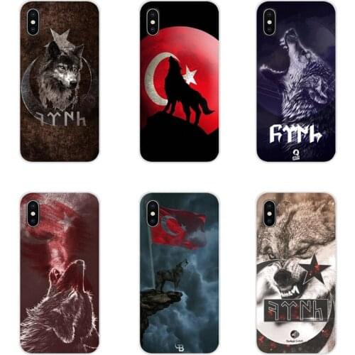 Turkey Flag Wolf Accessories Phone Shell Covers For Xiaomi Redmi Note 3 4 5 6 7 8 Pro Mi Max Mix 2 3 2S Pocophone F1