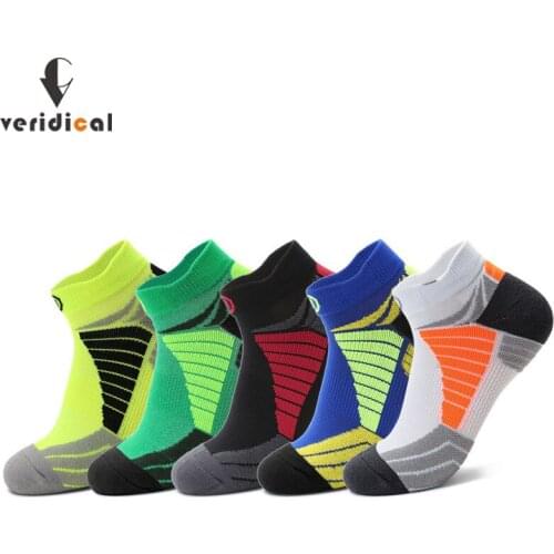 Damping Ankle Sport Socks Compression Bright Color Breathable,Deodorant Outdoor Basketball Travel Bike Running No Show Socks