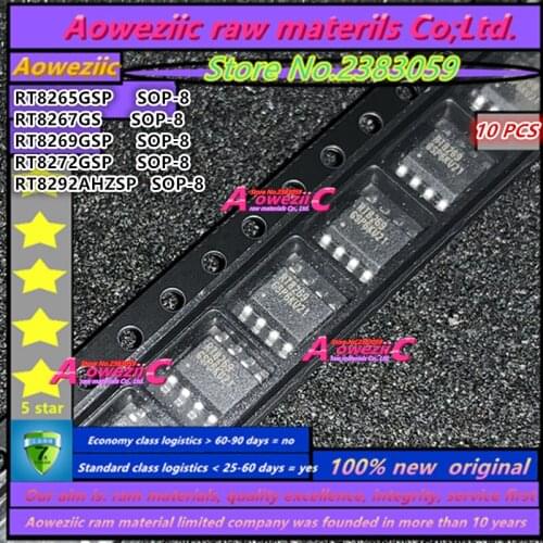 Aoweziic 100% new original RT8265GSP RT8265 RT8267GS RT8267 RT8269GSP RT8269 RT8272GSP RT8272 RT8292AHZSP RT8292AH SOP-8