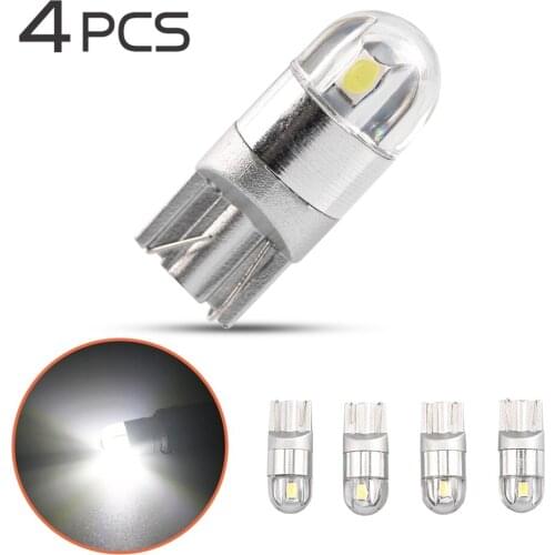 Car white ceiling light T10 3030 2SMD W5W 12V LED width light reading light license plate light