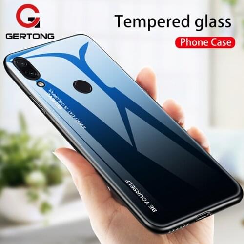 Tempered Glass Phone Case For Xiaomi Redmi Note 7 5 6 Pro Back Cover For Xiaomi Mi 8 A2 Lite A1 Mi8 Mi6X Pocophone F1 Armor