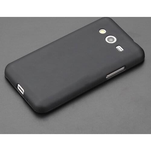 Black Gel TPU Slim Soft Anti Skiding Case Back Cover For Samsung Galaxy Core2 G355H Core 2 G355 Phone Rubber silicone Bag