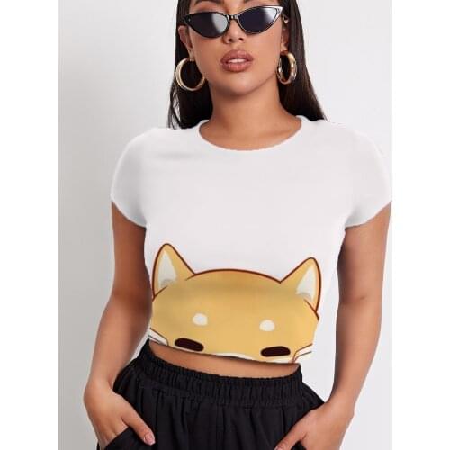 3d Tshirt Dog T-shirt Women Lovely Funny T shirts Animal T-shirts 3d Kawaii Shirt Print Womens Clothing Hip Hop Fashion Slim