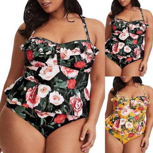 Large print high waist conservative bikini 2021 summer womens split swimsuit new fashion trend swimming bath hot spring womens