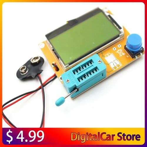 LCR-T4 LCD Digital Transistor Tester Meter Backlight Diode Triode Capacitance ESR Meter For MOSFET/JFET/PNP/NPN L/C/R 1 hot