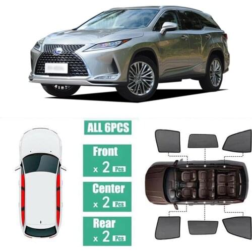 Side Windows Magnetic Sun Shade UV Protection Ray Blocking Mesh Visor Fit For Lexus RX200 2016-2020