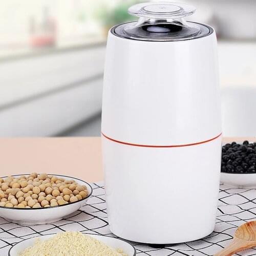 Small Household 200W Electric Mini Coffee Grinder Powerful Beans Spices Nut Seed Coffee Bean Grind Mill Herbs Nuts