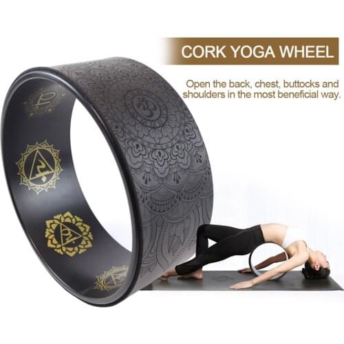 Yoga Wheel Massage Wheel Back Bend Yoga Prop Wheel Foam Roller For Stretching Increasing Flexibility Yoga Circle