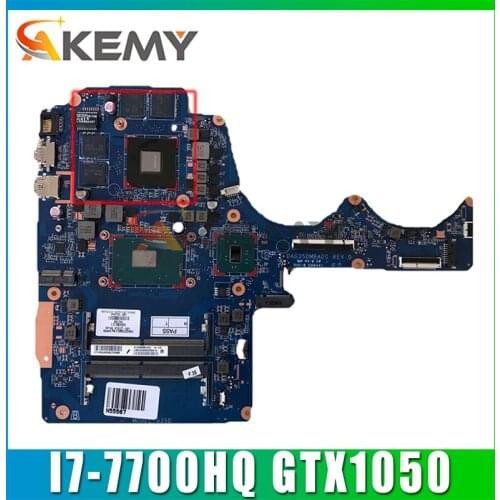 DAG35DMBAD0 Laptop motherboard for HP Pavilion 15-BC original mainboard I7-7700HQ GTX1050-4GB 914772-601