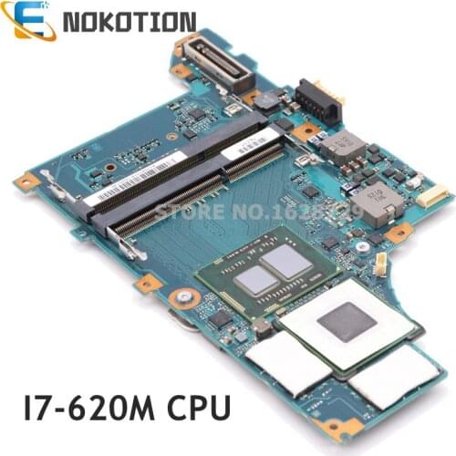 NOKOTION A1754727A A1789397A MBX-206 MAIN BOARD For Sony Vaio VPCCZ Laptop Motherboard I7-620M CPU DDR3 G330M GPU