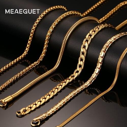 Золотые цепочки Meaeguet China At AliExpress
