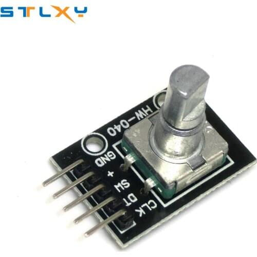 360 Degrees Rotary Encoder Module For Arduino Brick Sensor Switch Development Board KY-040 With Pins