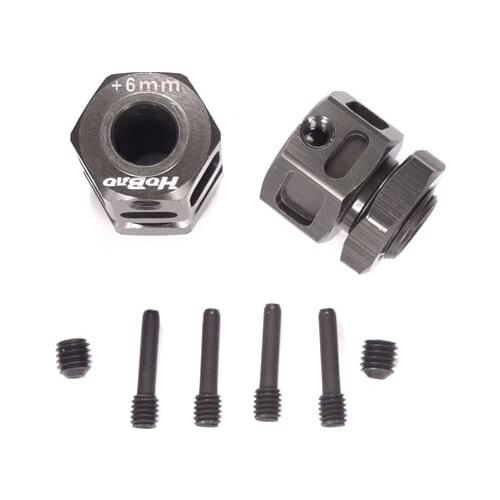 OFNA/HOBAO RACING 86105 Wheel Hub Set Width + 6Mm 2pc for 1/8 MT/VS/ST/8SC/SS/H9 Rc parts