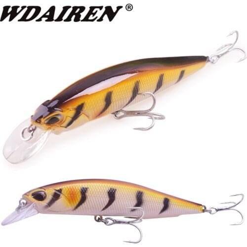 1PCS Minnow Fishing Lures 110mm 14g Hard Lure Artificial Bait 3D Eyes Fishing Wobblers Crankbaits Plastic bass Jerkbaits Pesca