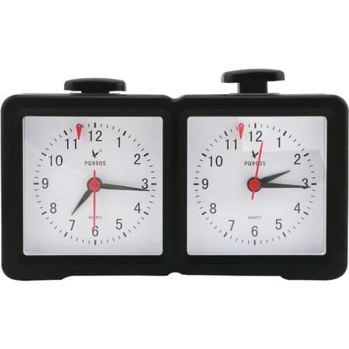 PQ9905 Chess Clock Quartz Electronic Analog Chess Clock Count Up Down Timer Game Timer I-go Count Up Down Timer