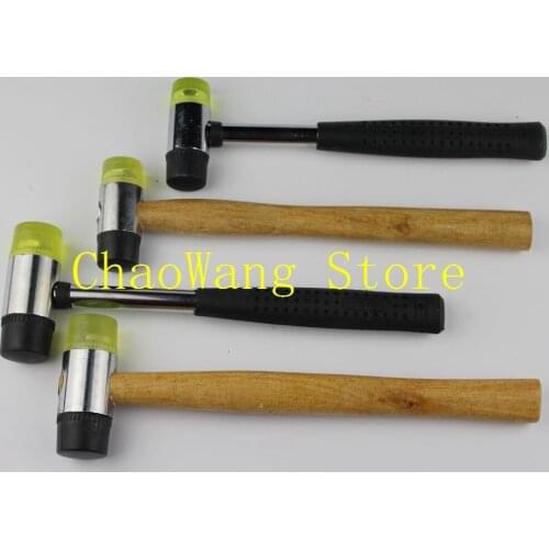 Jewelry Hammer Double Face Soft Tap Rubber Hammer Plastic Mallet hammer